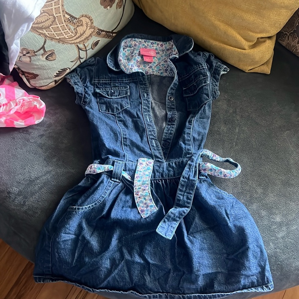 Denim dress by J Khaki size 6, EUC